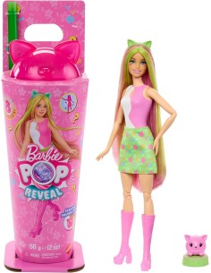 Barbie Pop Reveal Serie Frullati Animal Party Gatto