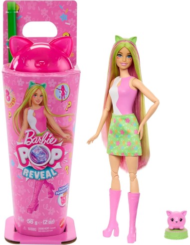 Barbie Pop Reveal Serie Frullati Animal Party Gatto