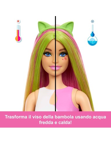 Barbie Pop Reveal Serie Frullati Animal Party Gatto