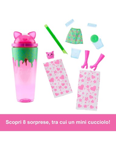 Barbie Pop Reveal Serie Frullati Animal Party Gatto