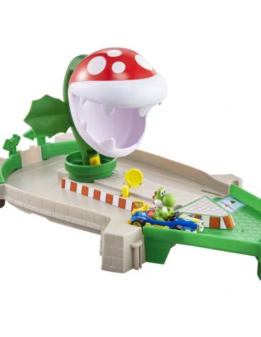 Hot Wheels Mario Kart Piranha Plant Slide Track Set