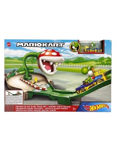 Hot Wheels Mario Kart Piranha Plant Slide Track Set