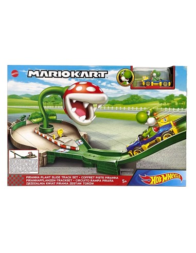 Hot Wheels Mario Kart Piranha Plant Slide Track Set