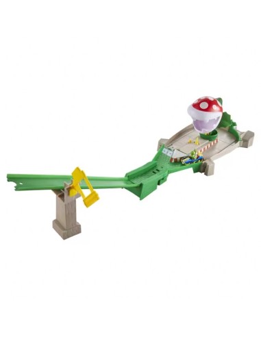 Hot Wheels Mario Kart Piranha Plant Slide Track Set