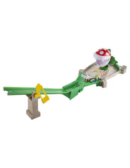Hot Wheels Mario Kart Piranha Plant Slide Track Set