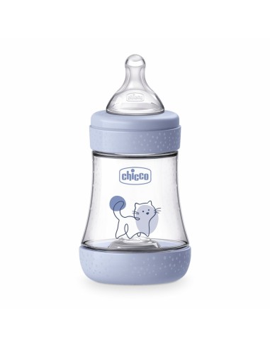 Chicco Biberon Perfect 5 0m+ Flusso Lento 150ml Azzurro