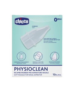 Chicco Ricambi Morbidi per Aspiratore Nasale Physioclean