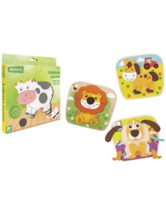 Puzzle in Legno Animali Assortiti