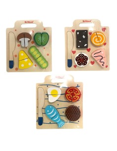 Alimenti in Legno con Velcro Assortiti