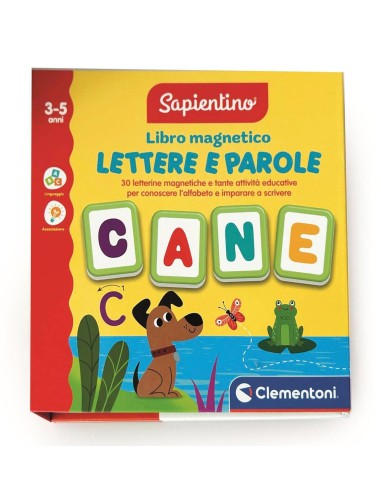 Clementoni Sapientino Libro Magnetico Lettere e Parole