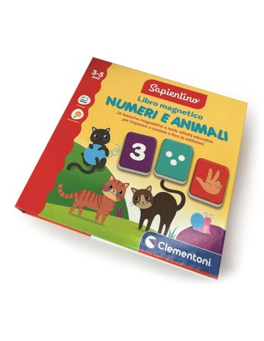 Clementoni Sapientino Libro Magnetico Numeri e Animali