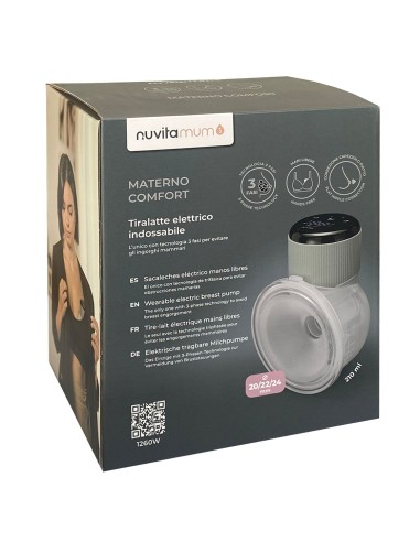 Nuvita Tiralatte Elettrico Indossabile 1260W