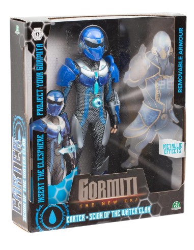 Gormiti The New Era Carter Scione del Clan dell'Acqua con Elesfera