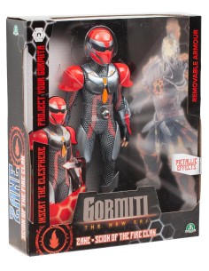 Gormiti The New Era Zane Scion del Clan del Fuoco con Elesfera