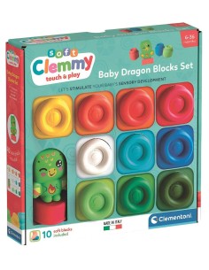 Soft Clemmy Baby Dragon Blocks Set