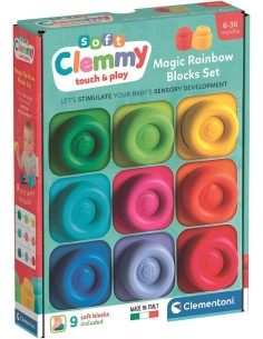 Soft Clemmy Magic Rainbow Blocks Set