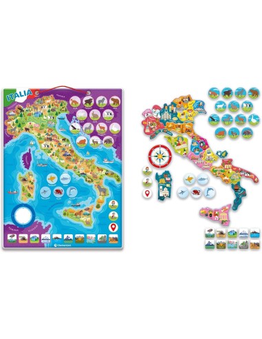 Clementoni Sapientino Italia Puzzle Magnetico