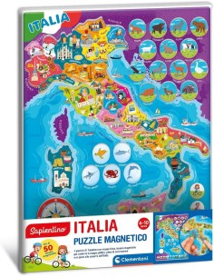 Clementoni Sapientino Italia Puzzle Magnetico