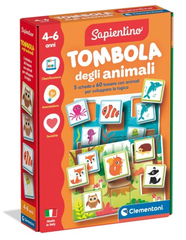 Clementoni Sapientino Tombola degli Animali