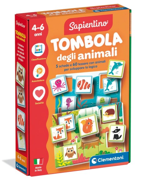 Clementoni Sapientino Tombola degli Animali