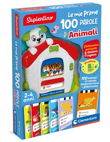 Clementoni Sapientino Le Mie Prime 100 Parole Animali