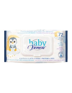Baby Venere Salviettine Latte di Avena e Proteine di Riso 72pz