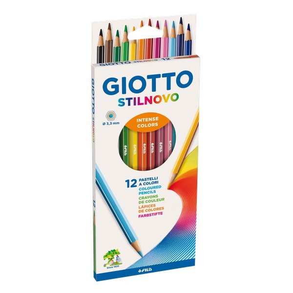 Giotto Stilnovo 12 matite colorate