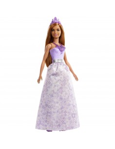 Barbie Dreamtopia Principessa con Capelli Castani e...