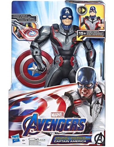 Avengers Capitan America Lancia Scudo con Voce