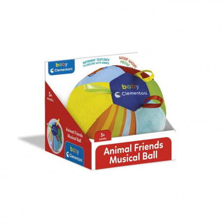 Baby Clementoni Animal Friends Musical Ball
