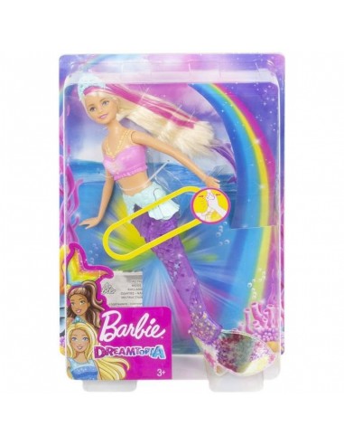 Barbie Dreamtopia Sirena Bionda con Coda Che Si Muove e Luci