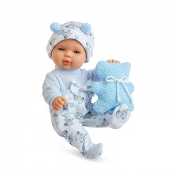 Bambola Baby Smile Pigiama Azzurro 0498