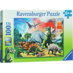Ravensburger Puzzle Dinosauri 100 Pezzi XXL