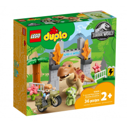 Lego Duplo Fuga del T.rex e del Triceratopo 10939