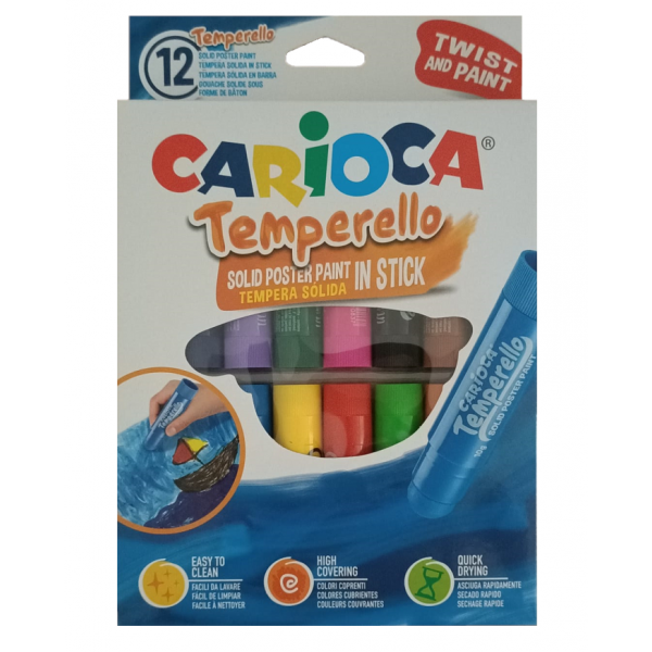 Carioca Temperello Astuccio 12 Colori