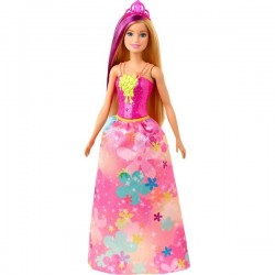 Barbie Dreamtopia Principessa Bionda con Ciocca Viola
