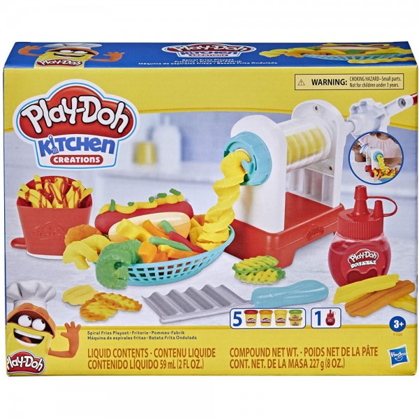 Play-Doh Set di Patatine Fritte a Spirale