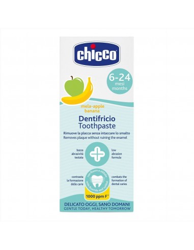 Chicco Dentifricio Mela-Banana 50 ml