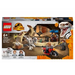 Lego Jurassic World Atrociraptor: Inseguimento in Moto 76945