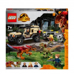 Lego Jurassic World Trasporto del Piroraptor e del...
