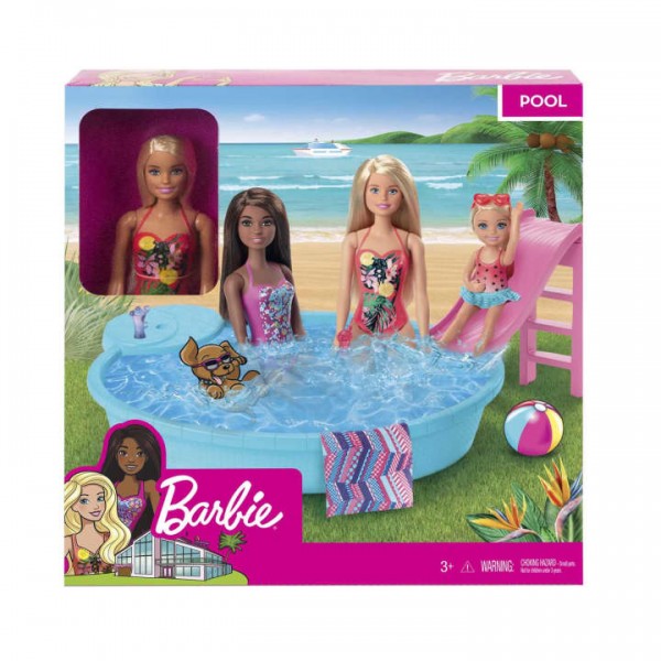 Barbie Piscina con Bambola